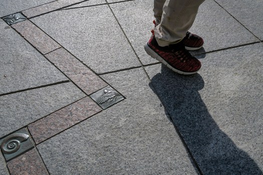 Walking Across a Plaza sm